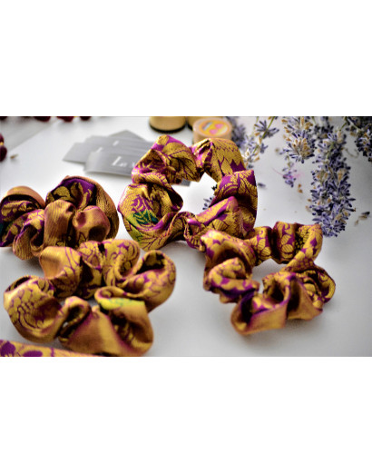 SCRUNCHIES SILK VIOLETA